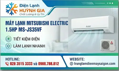 Máy Lạnh Mitsubishi Electric 1.5HP MS-JS35VF – Làm Lạnh Nhanh, Tiết Kiệm Điện
