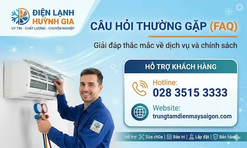 Câu hỏi thường gặp về dịch vụ sửa chữa điện máy tại TP.HCM (FAQ)