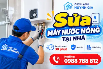 Sửa máy nước nóng tại nhà – Có mặt nhanh 30 phút | An toàn, giá rõ ràng