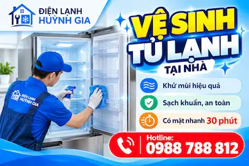 Vệ sinh tủ lạnh tại nhà – Khử mùi, sạch khuẩn | Có mặt nhanh