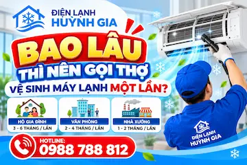 Bao Lâu Nên Vệ Sinh Máy Lạnh 1 Lần? Lịch Chuẩn Giúp Tiết Kiệm Điện & Tăng Tuổi Thọ