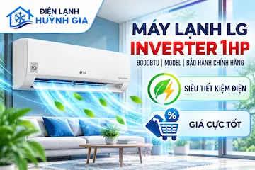 Máy Lạnh LG Inverter 1HP (9000BTU) [MODEL] – Tiết Kiệm Điện, Giá Tốt